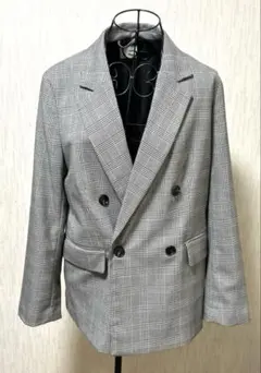 オーバーサイズ エイチアンドエム ダブルブレストジャケット