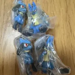 ポケットモンスター つまんでつなげてマスコット14 ルカリオ　5点セット