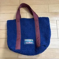 L.L.Bean ネイビー フリース トートバッグ　付録