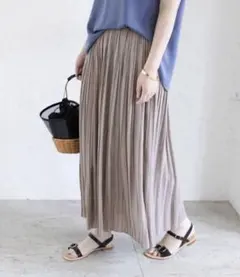 アーバンリサーチROSSOシアープリーツスカート　パープル　F