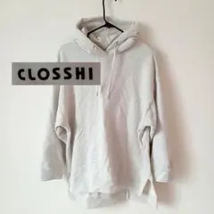 【ゆったりサイズ L】CLOSSHI しまむら パーカー バックロング