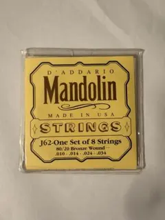 D'Addario J62 マンドリン弦 80/20 Bronze