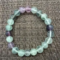 【お値下げ】天然石ブレスレット フローライト マルチカラー