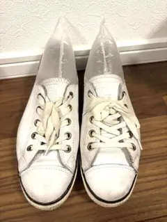 CONVERSE ALL STAR オールレザーホワイト スニーカー