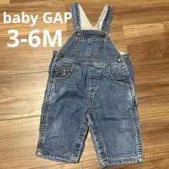 baby GAP デニムオーバーオール　3-6M 60前後