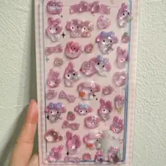 マイメロ 3Dステッカー 立体シール