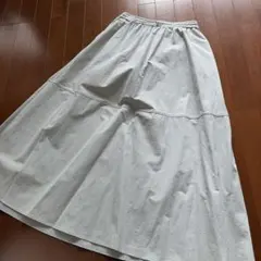 ZARA ホワイト ロングスカート EUR 5