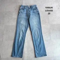 美品✨近年YANUK ストレート LOUISE サーフブルー SFB 25のサムネイル