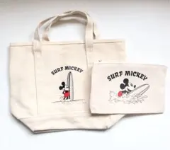 ミッキー　トートバッグ＋ポーチ セット