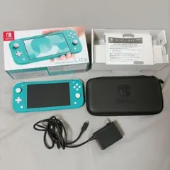 Nintendo Switch Lite ターコイズ 本体　ケース付き