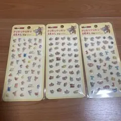 トムとジェリー ぷくぷくシール 3枚セット