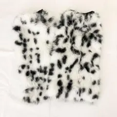 ヒョウ柄 ルーズソックス ホワイト レオパード 白黒　グレー