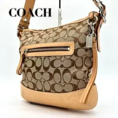 コーチ COACH シグネチャー ショルダーバッグ ブラウン 9362
