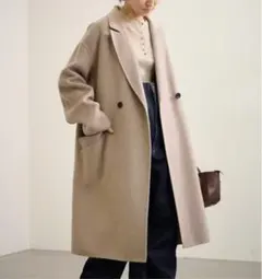 FRAMeWORK SUPER160s ダブルブレストコート