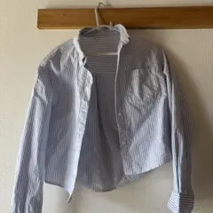 GU ストライプシャツ 長袖
