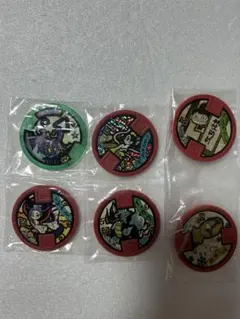 妖怪ウォッチ 妖怪メダル 八百比丘尼 イザナミ他6枚セット 古典メダル