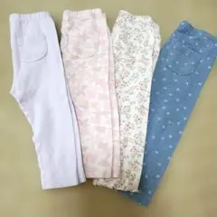 ユニクロ レギンス 4点セット 80cm 女の子