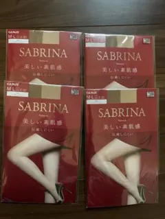 【新品未開封】GUNZE サブリナ ストッキング M〜L 4点セット
