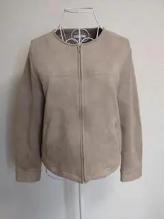 ノーカラー ブルゾン