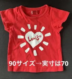 リーバイス　Tシャツ　90サイズ→実寸は70のサムネイル