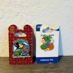 ディズニー　ピンバッチ　限定品　2個セット