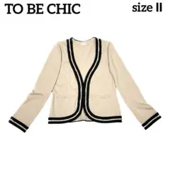 TO BE CHIC　トゥービーシック　カーディガン　リボン　Ⅱ　Mサイズ相当のサムネイル