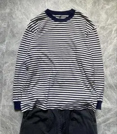 old uniqlo アーカイブ Y2K 短丈ボーダーロンT - メルカリ