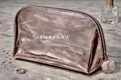 【限定レア】YSL メタリックポーチ ピンクシルバー コスメポーチ ノベルティ