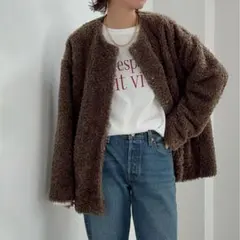 JOURNAL STNDARD relume ボアカラーレスジャケット