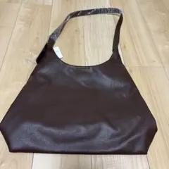 新品、未使用✨LOWRYS FARM ブラウン ショルダーバッグ サイズ58