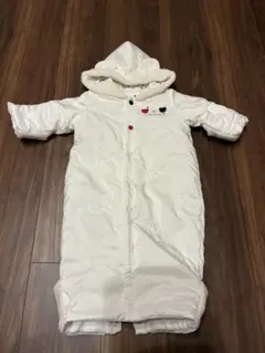 【美品】赤ちゃんの城　トリコロール ツーウェイオール アウター　50～70cm