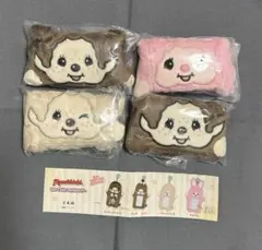 モンチッチ ぬいぐるみフォトフォルダー4種セット