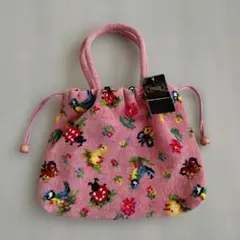 FEILER フェイラー 巾着バッグ ピンク ハイジ柄