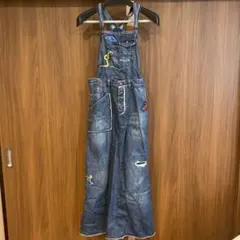 Diesel 刺繍デニムオーバーオールのサムネイル