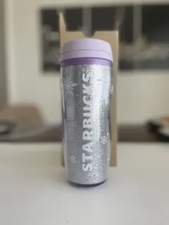 スタバ シルバーグリッター タンブラー