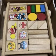 アンパンマン 木製 積み木