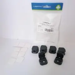 マグネット式ケーブルホルダー ケーブルクリップ 配線止め 配線整理 黒