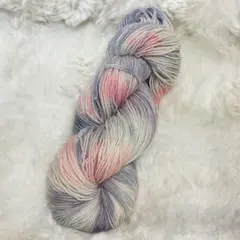 手染めソックヤーン◆春霞◆REGIA使用◆100gかせ