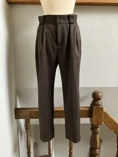 秋冬★アローズgreen Label relaxing茶系キャロットパンツ 38