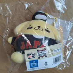 侍ジャパン サンリオ 一番くじ　カラビナ付マスコット　WBCポムポムプリン