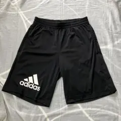 adidas ブラック ハーフパンツ 160