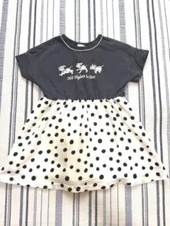101匹わんちゃん ワンピース ドット柄　futafuta
