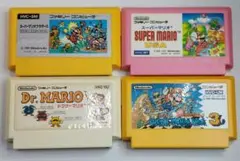 FC ファミコンソフトのみ4本セット スーパーマリオUSA他 中古 動作確認済