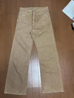 MARNI 24ss フロック加工 フェイクスウェード ベージュ ストレートのサムネイル