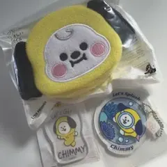 BT21 CHIMMYファミマ限定 ぬいぐるみバッジ・スライドミラー