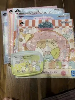 すみっコぐらし タオルセット 5枚 ポーチ付き