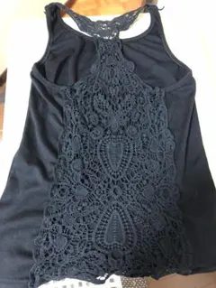 レース装飾タンクトップ