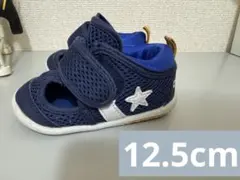 コンバース　ネイビー メッシュ ベビーサンダル