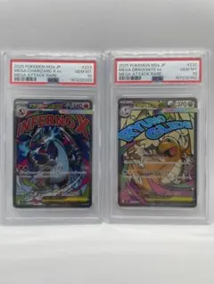 PSA10】メガリザードンXex メガカイリューex 2枚連番セット - メルカリ