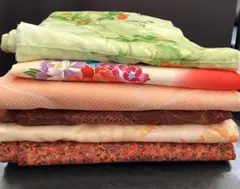 着物まとめ　着物 6点セット　リメイク　素材　正絹　和装　和服